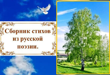 Сборник стихов из русской поэзии.