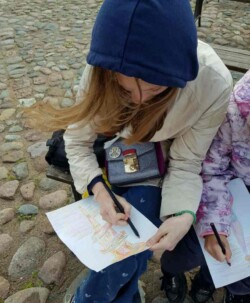 Пленэр в Петропавловской крепости Пленэр в Петропавловской крепости
